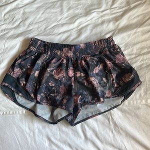 LuluLemon Floral Running Shorts
